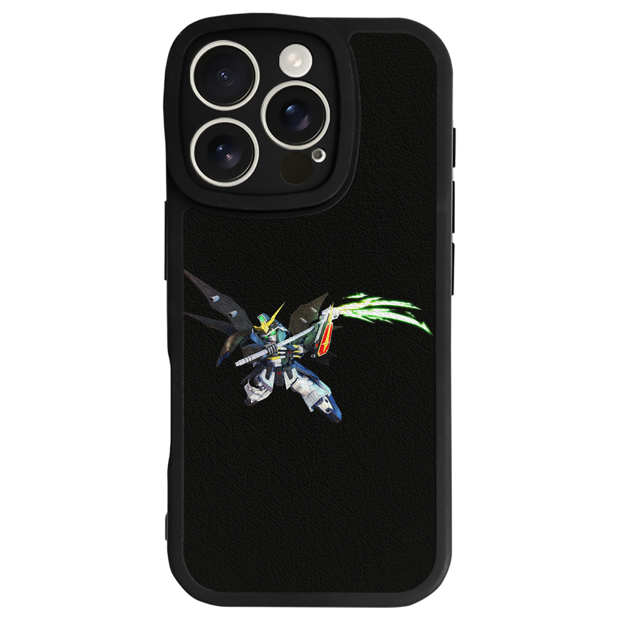 （画像用） 機動戦士ガンダム Mobile Suit Gundam 【iPhone 16シリーズ対応】シリコンスマホケース（レザー調） 材質：シリコン